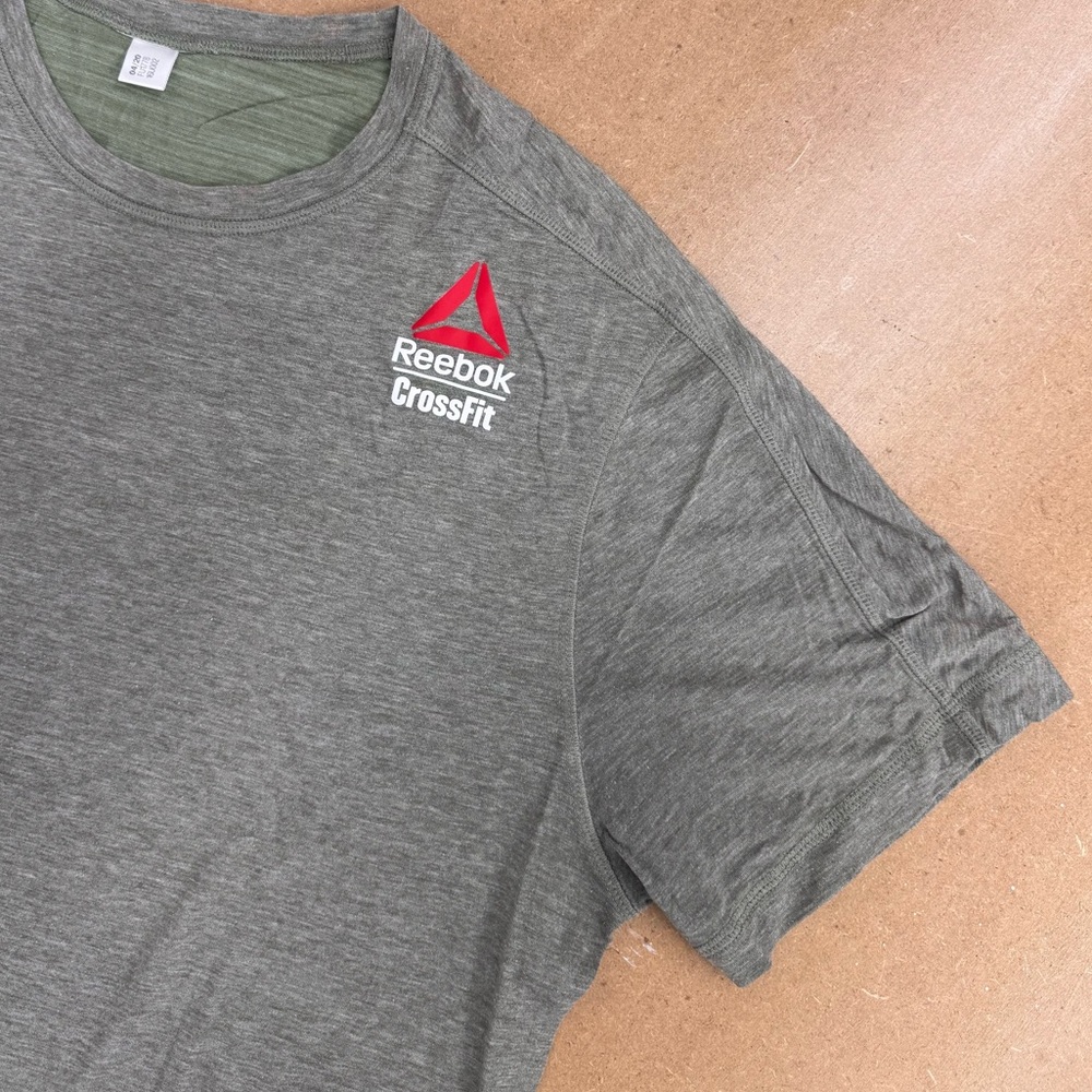 Reebok CrossFit Games 2020 Green/Gray Short Sleeve Tee